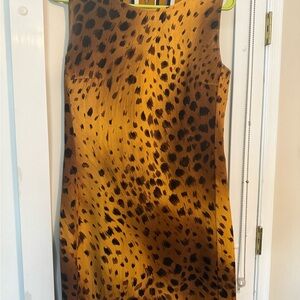 Leopard Print Mini Dress